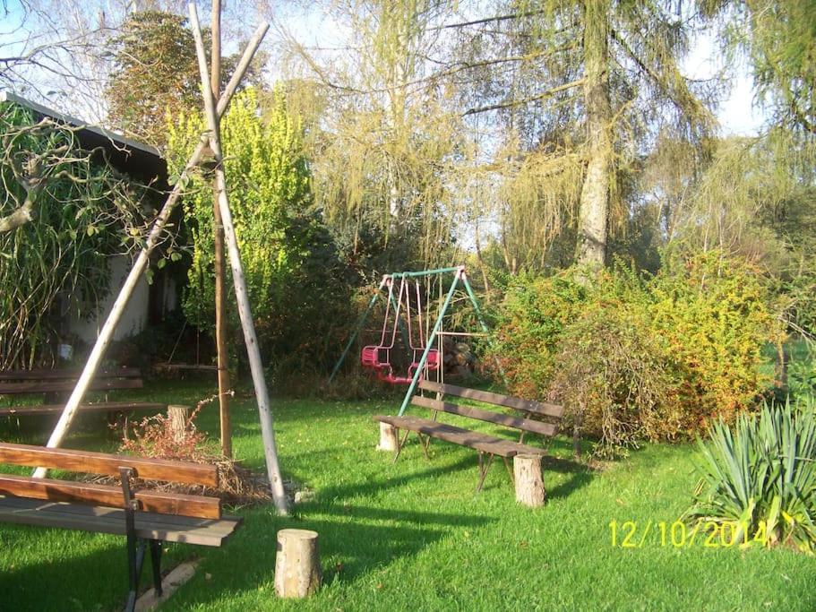 Gartentraum, Feuergrill, Kids-Spielwelt, 4Raeume Hartenstein  Екстериор снимка